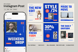Modern Apparel Campaign Instagram, a Social Media Template by Pitchlook.Studio