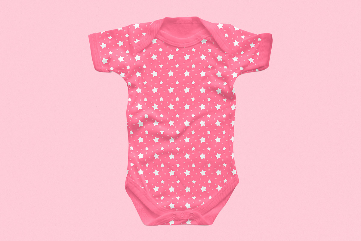 Baby Grow Bodysuit Mockup, an Apparel Mockup by Aurora Graphics (Photo 2 of 4)