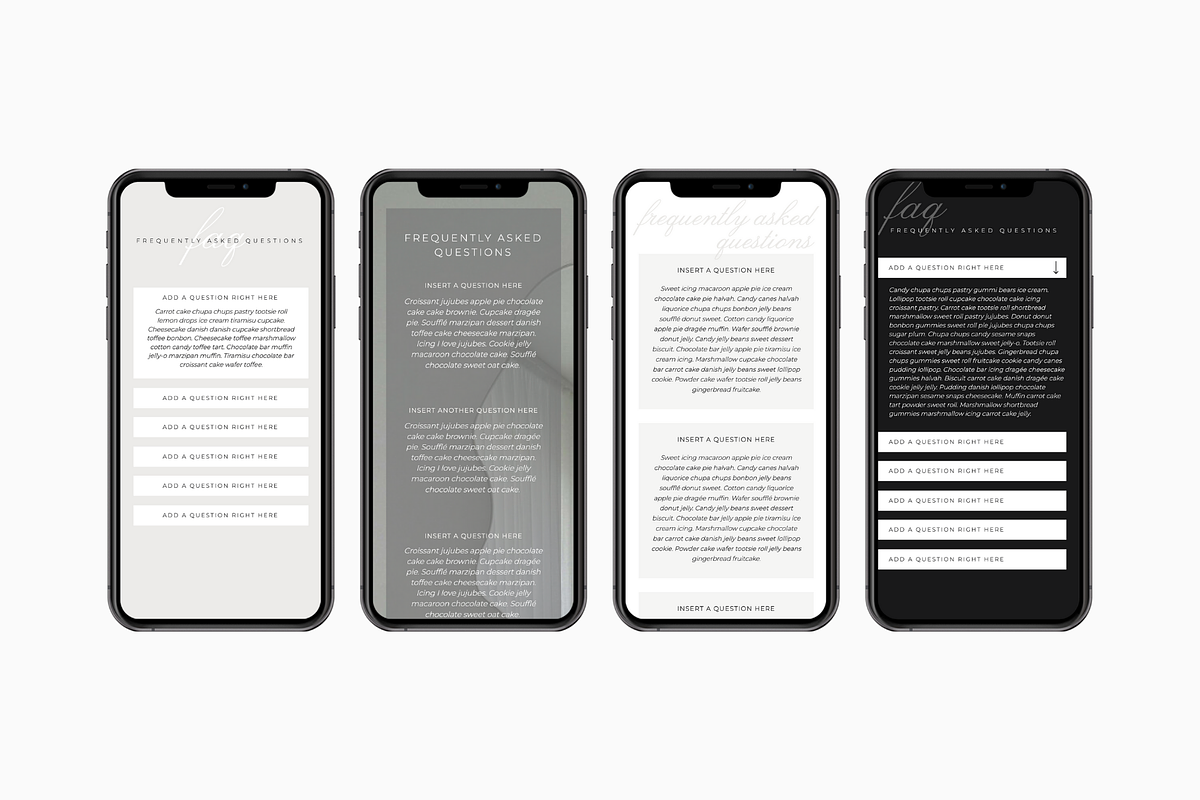 FAQ Showit Add On Templates, a Websites & App Template by Blush Created (Photo 8 of 10)