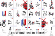 Paris Landmarks Sights Set & 30Cards, an Outline Icon by Sopelkin (Thumbnail 5 of 8)