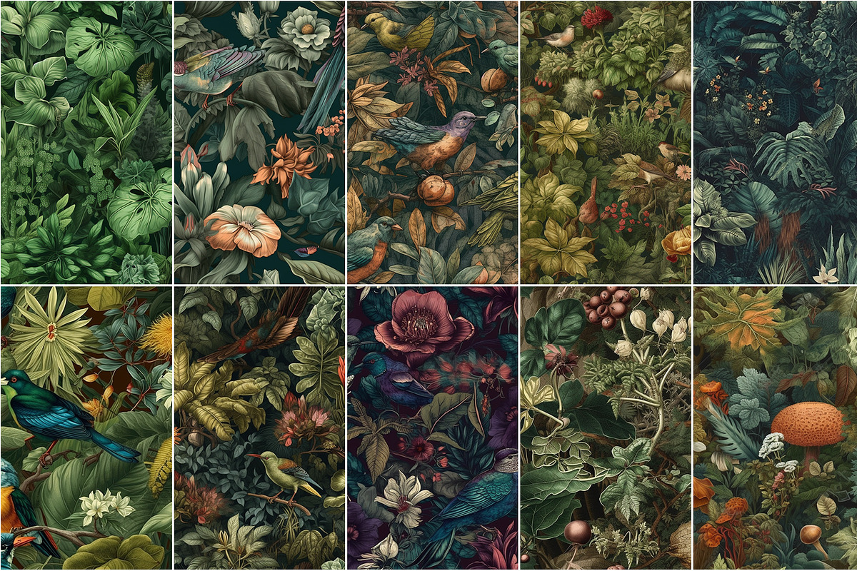 Verdure - Seamless Nature Patterns, a Pattern Graphic by Pixel Perfect Patterns (Photo 9 of 9)