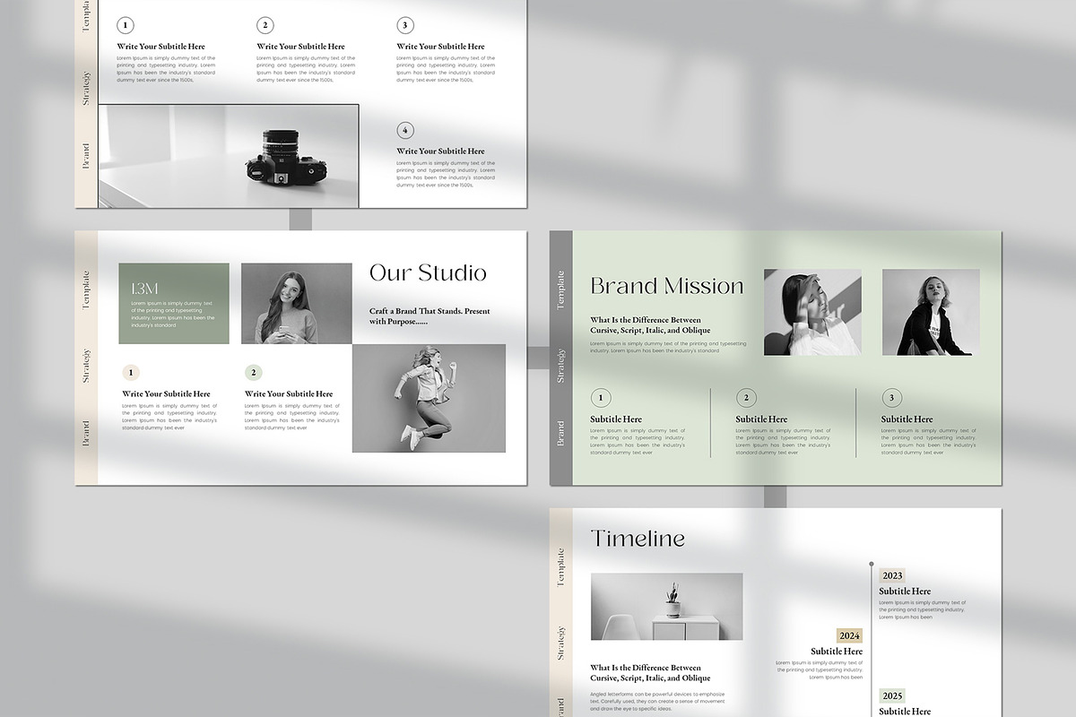 Brand Strategy Presentation Template, a Presentation Template by Design Vault (Photo 3 of 6)