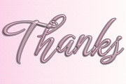 Thanks Text Effect Design, a Layer Style Add-On by CreativeShaper (Thumbnail 2 of 2)