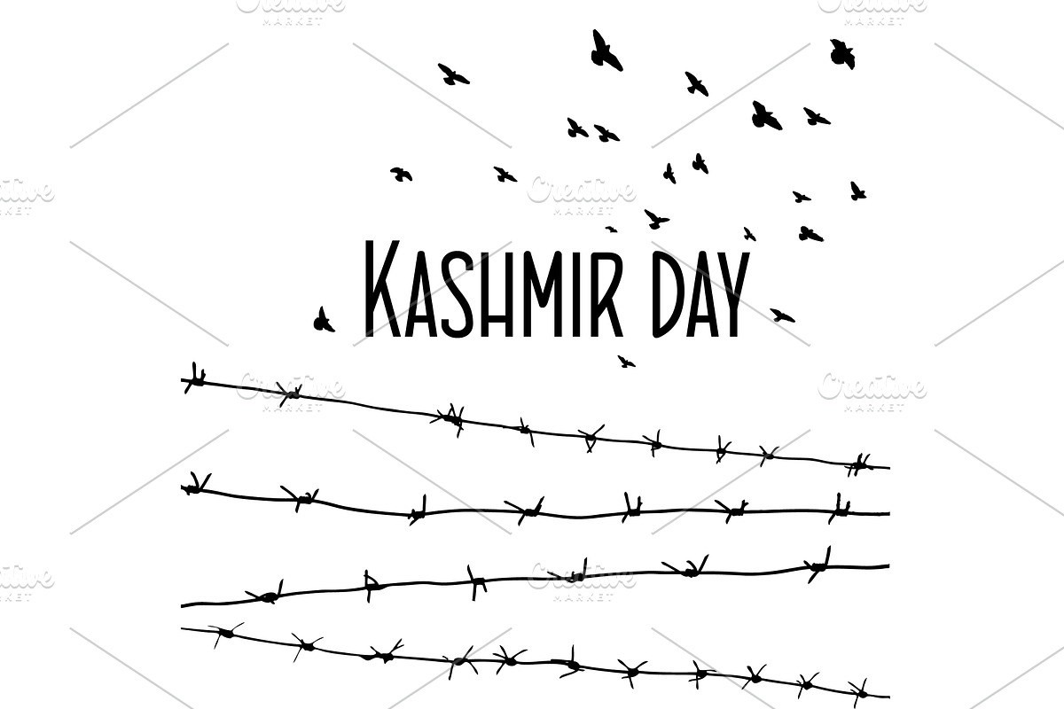 5 February, Kashmir Solidarity Day, an Object Illustration by Nenahliadava Design