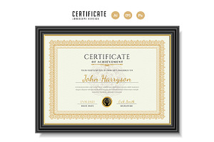 450. Modern Certificate Template