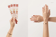 UV Gel Nail Wraps Mockup Set, a Merchandise Mockup by creatsy5 (Thumbnail 7 of 10)