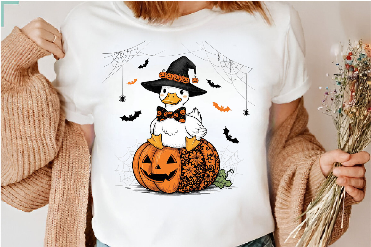 Cute Halloween Goose Png Halloween, an Illustration by Dream Creation (Photo 4 of 5)