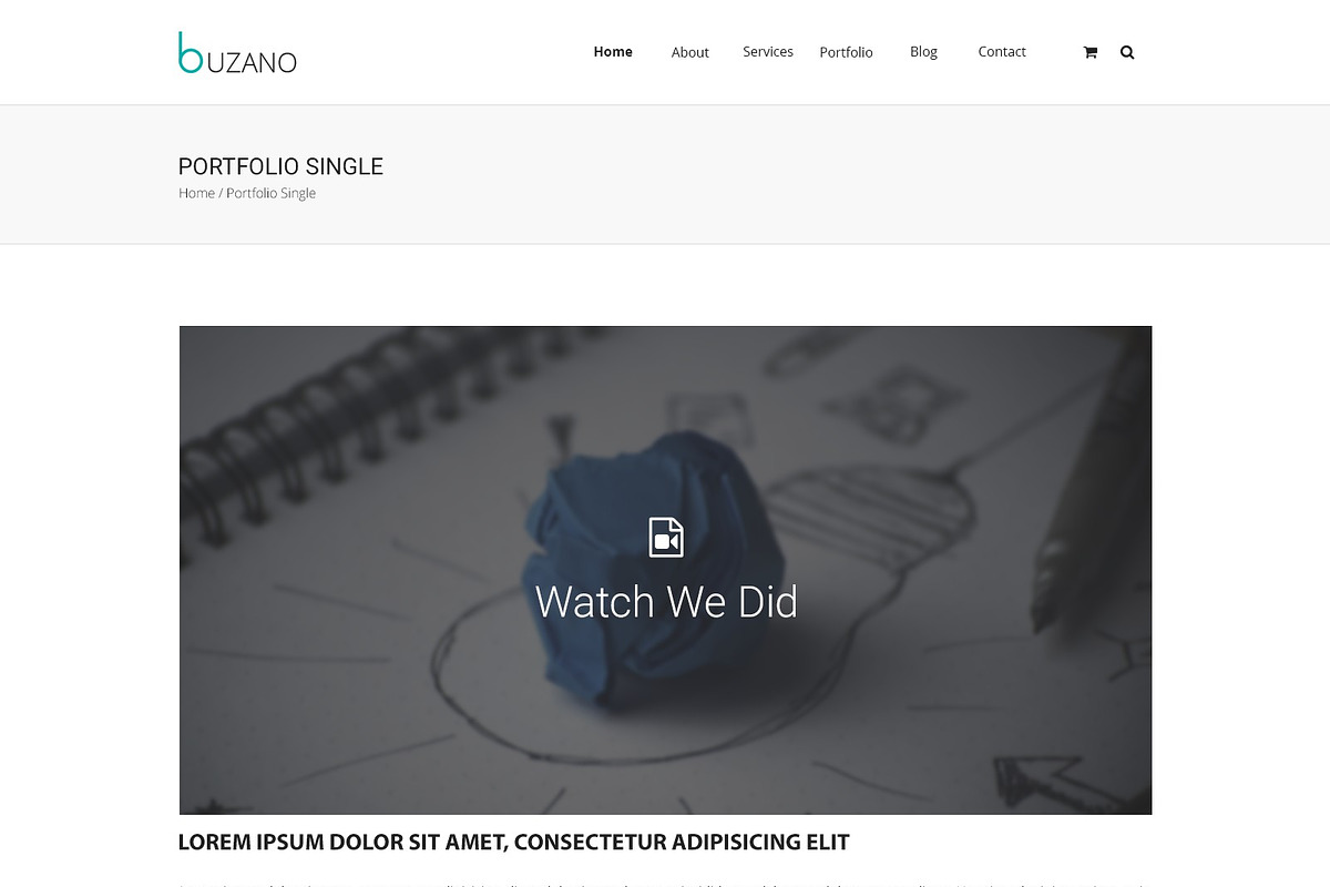 Buzano - PSD Website Template, an UI Kit Template by Modo Press