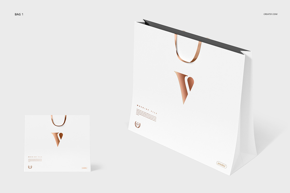 Gift Boxes and Bags Mockup Set, a Packaging Mockup by creatsy2 (Photo 18 of 25)