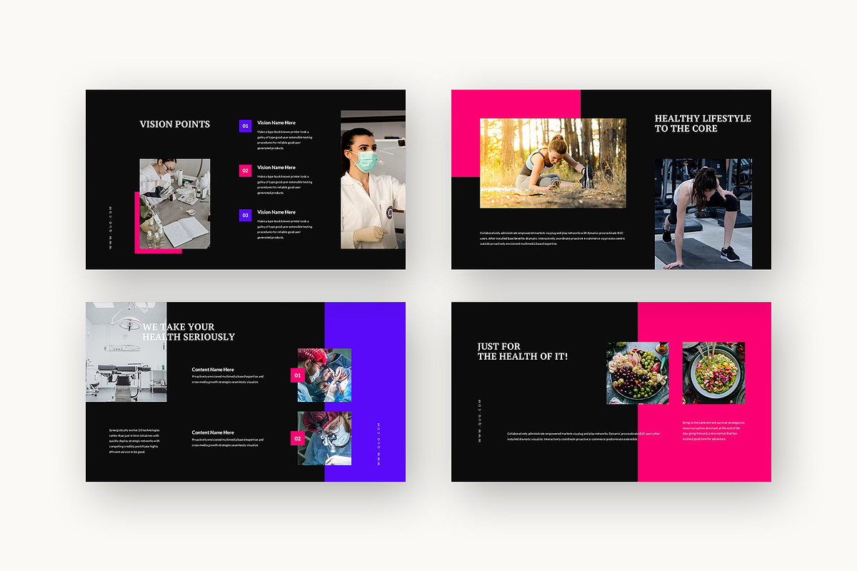 Quo : Health Care Plan Google Slides, a Presentation Template by Punkl Camp (Photo 10 of 16)