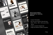 Bold Editorial Instagram Posts, a Social Media Template by thebusinessoutfit (Thumbnail 4 of 11)