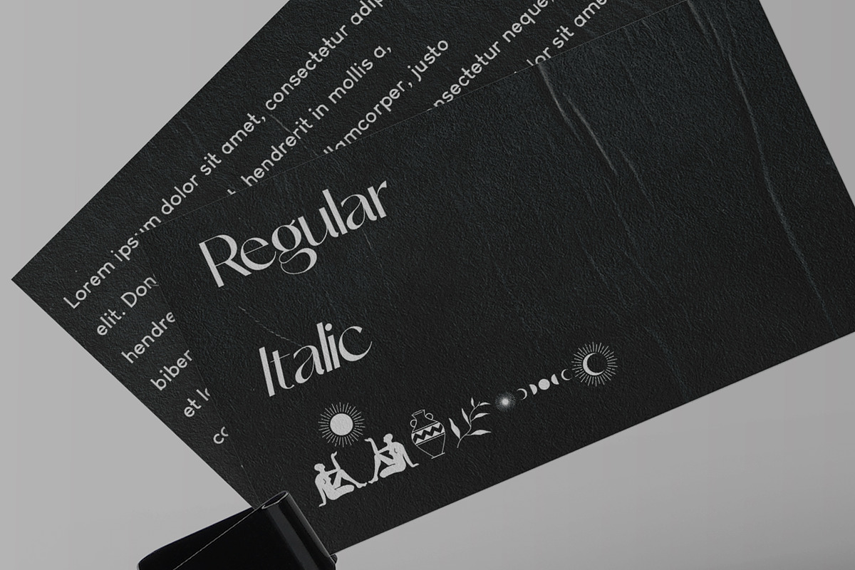 Le Amatcky Elegant Sans Serif, a Sans Serif Font by Hishand Studio (Photo 7 of 12)