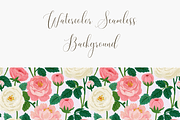 Blush Garden Roses Seamless Pattern, a Pattern Graphic by Pati Charm Studio (Thumbnail 3 of 6)