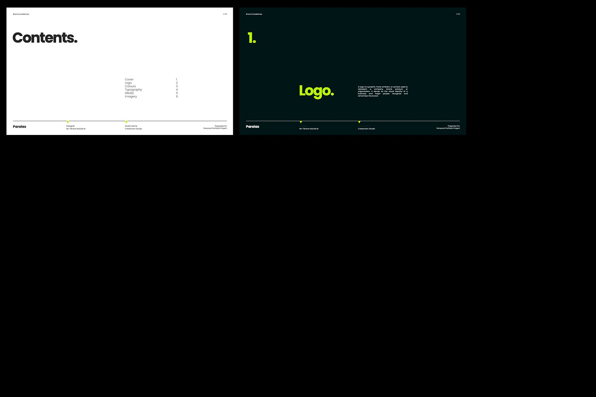 Brand Guidelines Bundle 3 in 1, a Presentation Template by Creatorism (Photo 3 of 14)