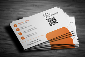 Orange Creative Business Card