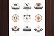 36 Fast Food Logos and Badges, a Branding & Logo Template by Vasya Kobelev (Thumbnail 6 of 18)