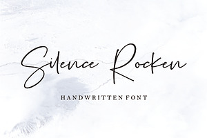 Silence Rocken - Handwritten Font