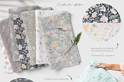 Watercolor Flower Pattern Collection, a Pattern Graphic by Alisa Fimen Design (Thumbnail 2 of 11)