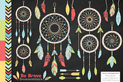 Fresh & Bright Dreamcatcher Graphics, an Illustration by Amanda Ilkov (Thumbnail 2 of 4)