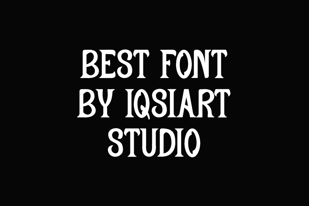 Youngdo - Display Font, a Serif Font by Iqsiart Studio (Photo 3 of 6)
