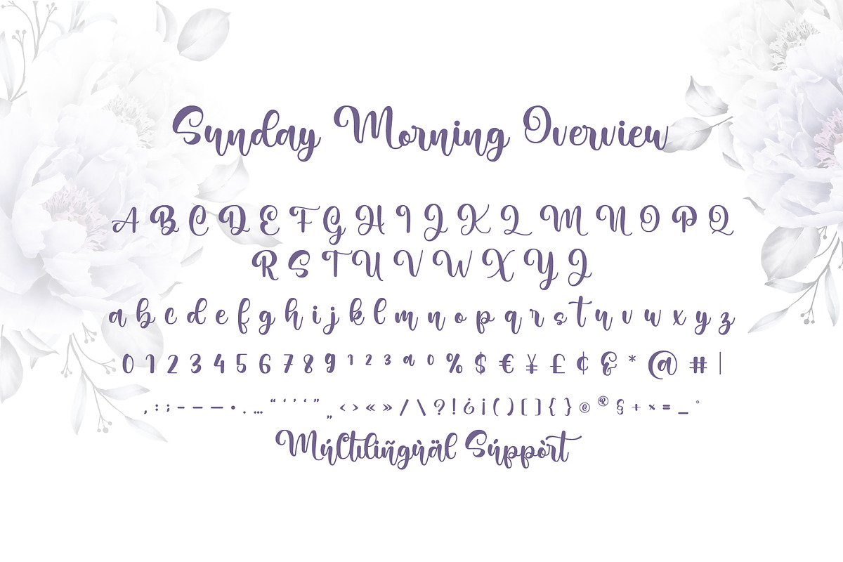 Sunday Morning Script Font, a Script Font by Monoco Type Foundry (Photo 2 of 11)