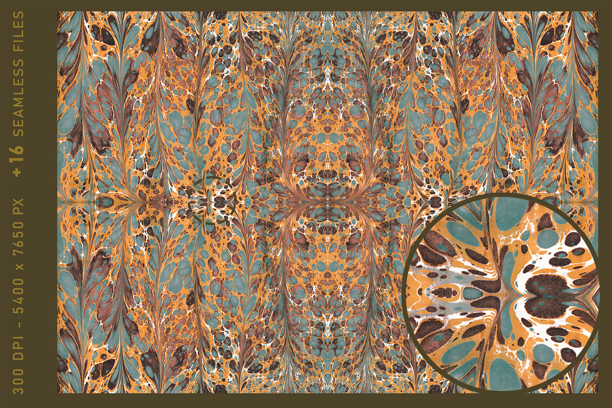 Turkish Ebru 2 – Marble, a Texture Graphic by Suna Kosem (Photo 19 of 22)