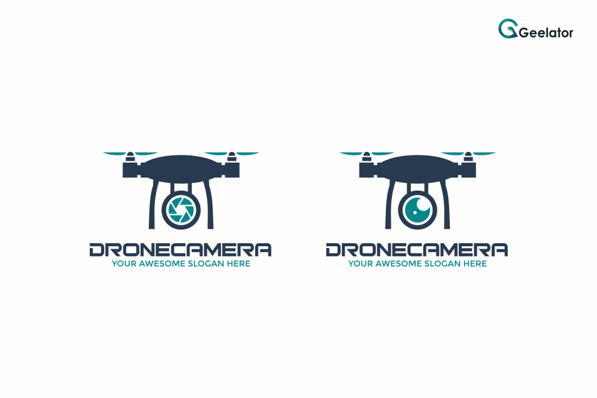 Drone Camera Logo Template, a Branding & Logo Template by Geelator Studio
