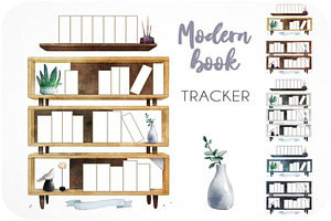 15 Book Tracker Printables - Modern