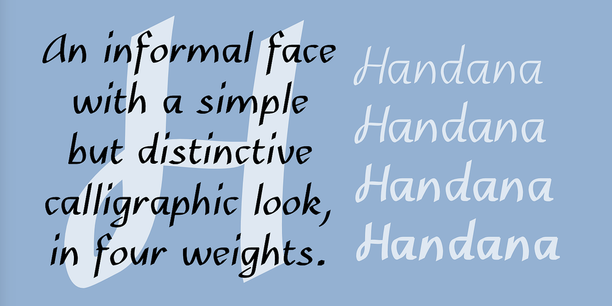 Handana, a Handwritten Font by Ingrimayne Type (Photo 2 of 9)