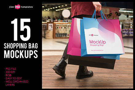 Shopping Bag MockUps