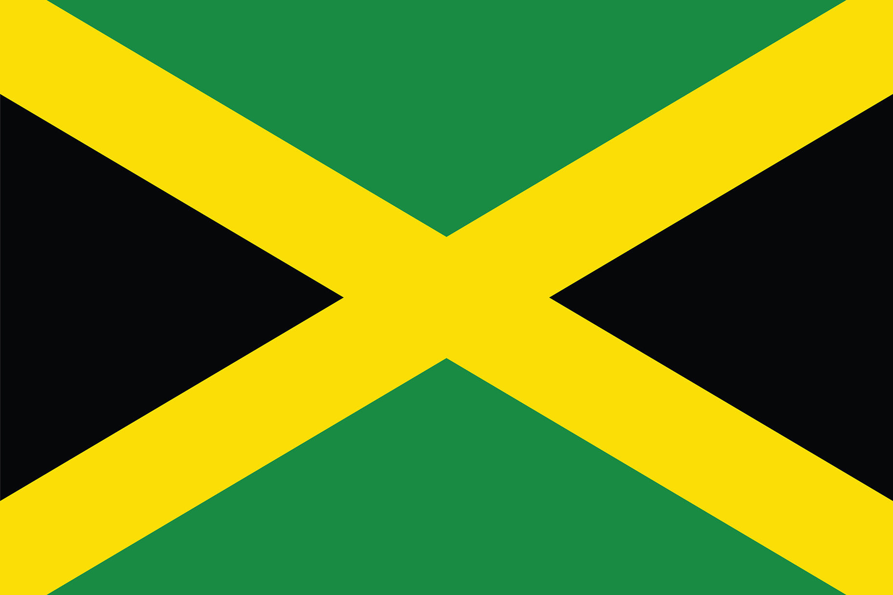 Vector of Jamaican flag., an Icon by MorningStar