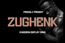 Zughenk - Modern Display Sans