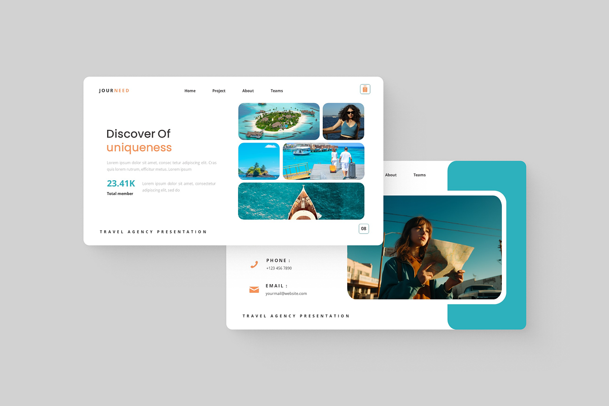 Travel Agency Google Slide, a Presentation Template by Annora Studio (Photo 4 of 5)