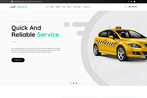 LT Taxico Booking WordPress Theme