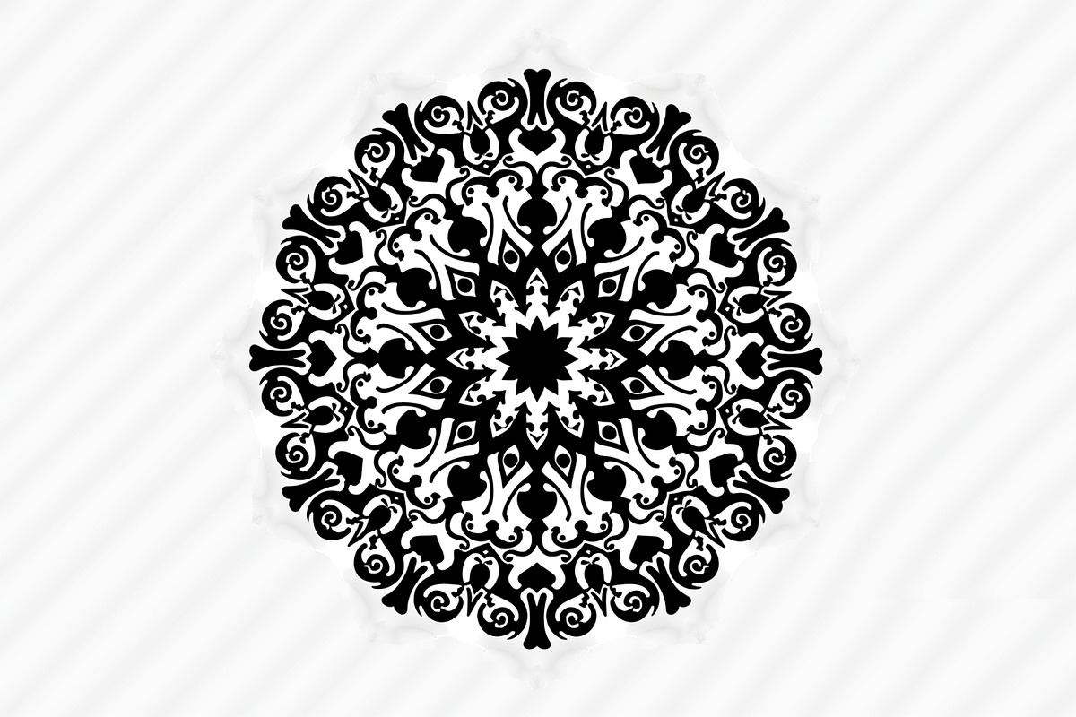 Mandala Laser Cut Files, an Illustration by balal (Photo 6 of 9)