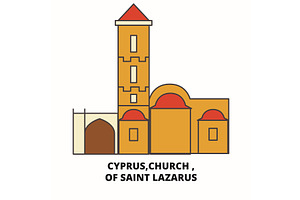 Cyprus, Church Of Saint Lazarus Line