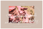 Bouncy Manuscript Script Font, a Script Font by Monoco Type Foundry (Thumbnail 2 of 9)