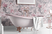 Pastel Pink Flowers Paper Pack, a Pattern Graphic by paper aesthetic (Thumbnail 5 of 9)