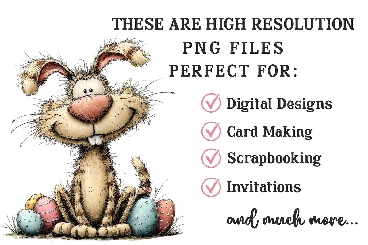 Whimsical Easter Cat Clipart, an Illustration by OK Design (Photo 5 of 6)