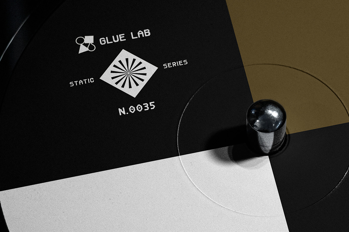 Vinyl Record Label Mockup, a Packaging Mockup by Glue Lab (Photo 3 of 4)