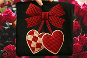 Faux Yarn Cherry Valentines PNG, an Illustration by Craft Nest (Thumbnail 7 of 7)