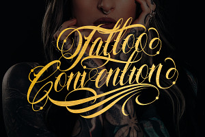 Familia Tattoo Lettering Font