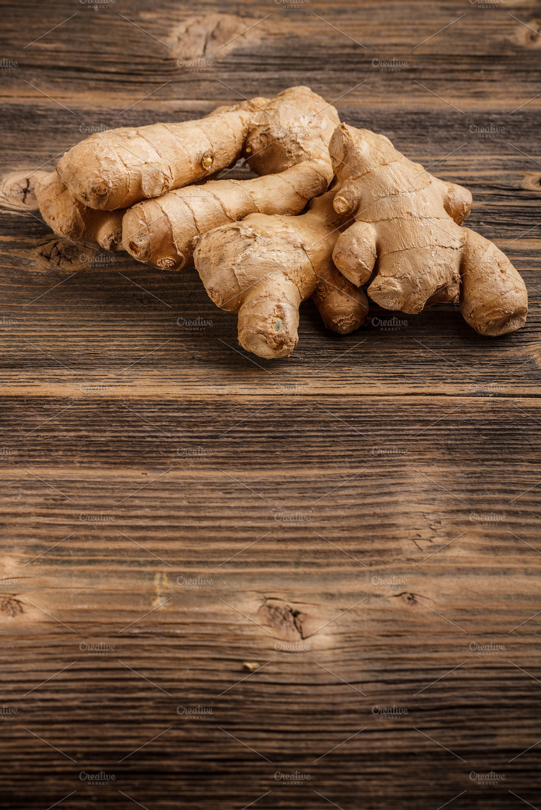 Fresh ginger root featuring food, fresh, and ginger