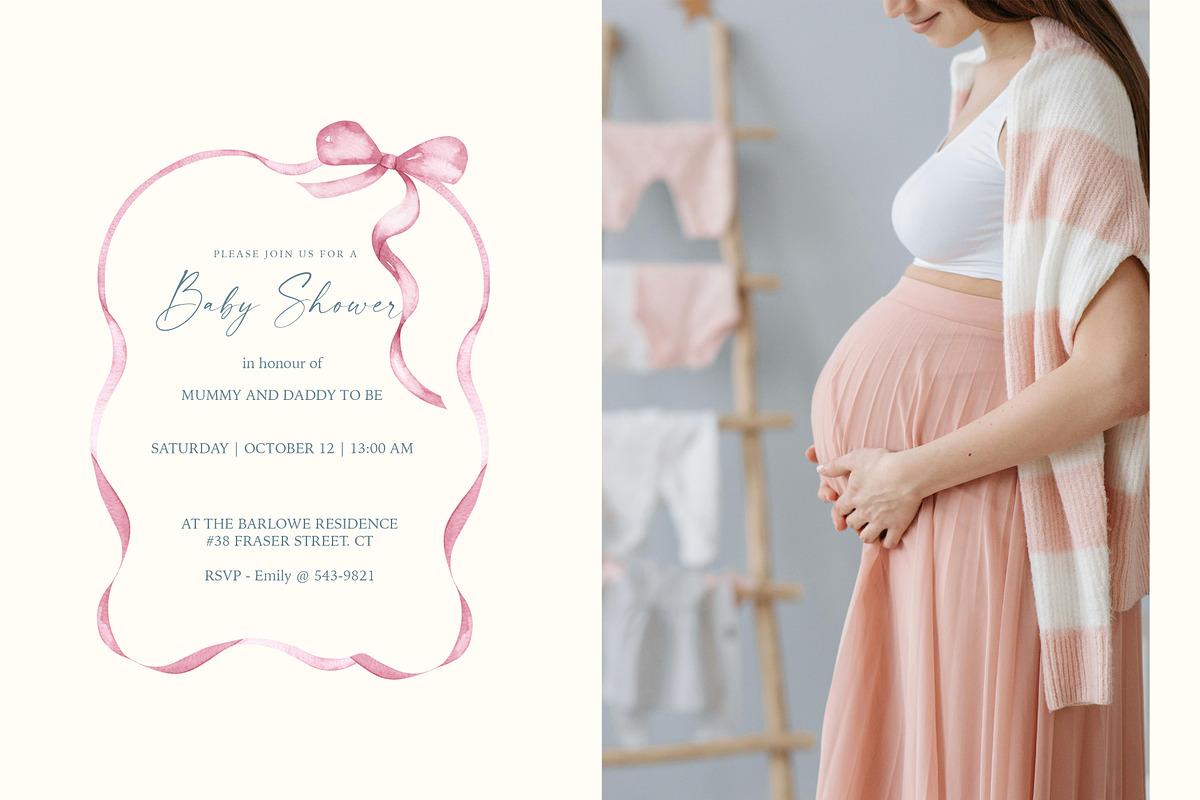 Bows and Roses. Vintage watercolor., a Decorative Illustration by Ooh Lily (Photo 8 of 14)