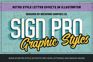 Sign Pro - Retro Vector Text Effects