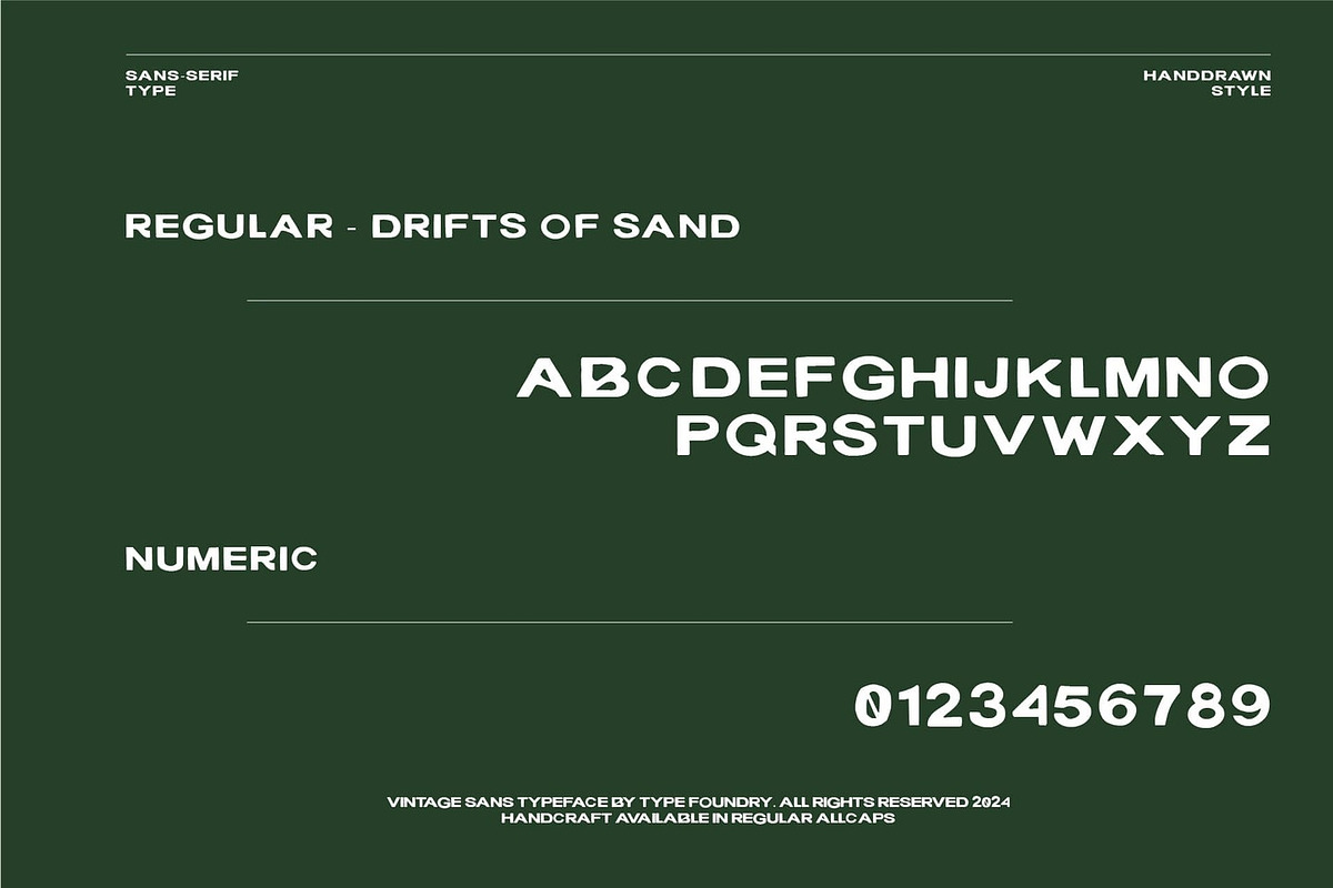 Drifts Of Sand - Retro Vintage Font, a Font by Hanstype.com (Photo 2 of 10)