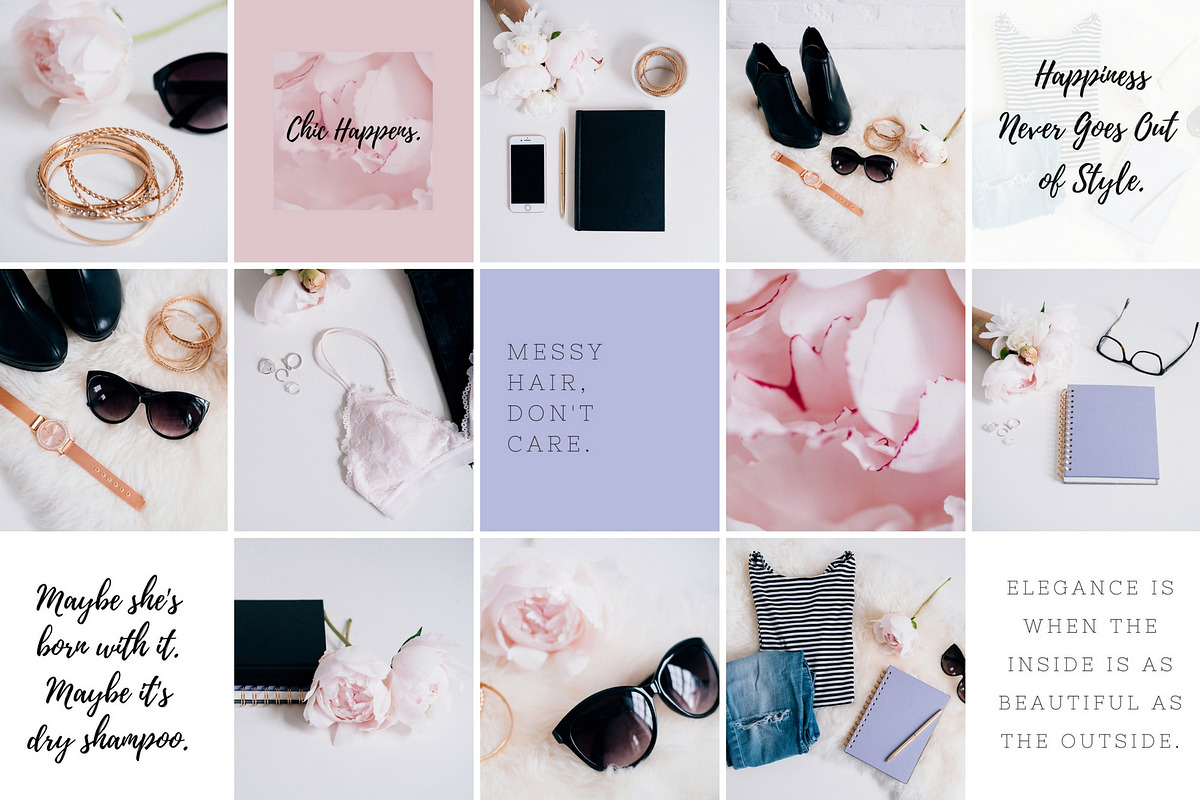 Fashion styled photo bundle | 1 stock photo containing social media and, a Beauty & Fashion Photo by Brand Strategy Co. (Photo 3 of 6)