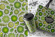 7 Epidemic Seamless Patterns, a Pattern Graphic by BALABOLKA (Thumbnail 3 of 8)