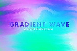 Gradient Wave: Vibrant Video Loops