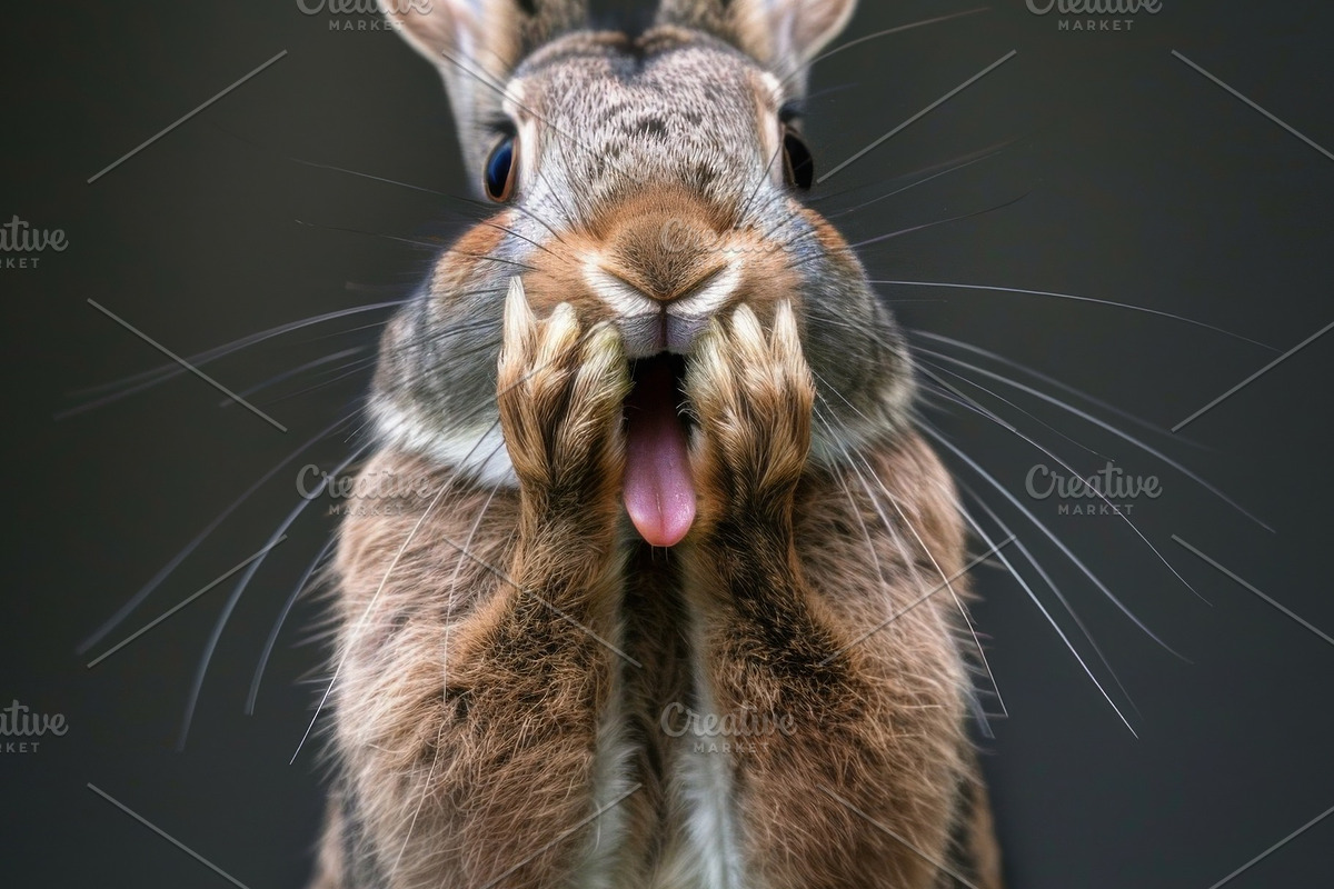 236 surprised animals, an Animal Photo by Handmadefont (Photo 183 of 241)